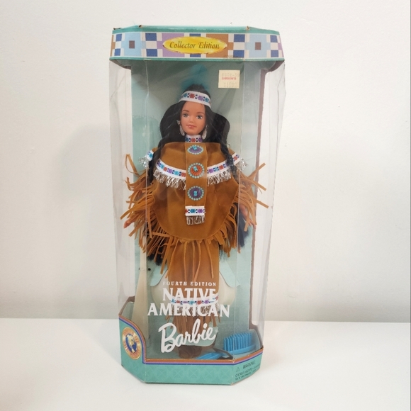 Vintage Special Collectors Edition Mattel Native American Barbie Dolls Full Set - Picture 10 of 16